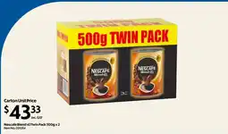 C-Store Distribution Nescafe Blend 43 Twin Pack offer