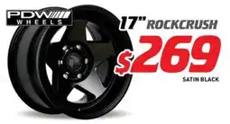 Bob Jane T-Marts PDW WHEELS 17" ROCKCRUSH offer