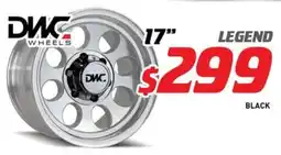Bob Jane T-Marts DWC Wheels Legend 17" Black offer