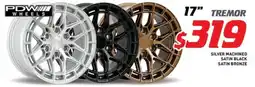Bob Jane T-Marts PDW WHEELS 17" TREMOR offer