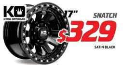 Bob Jane T-Marts King Offroad Snatch 17" Satin Black offer