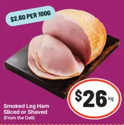 IGA Smoked Leg Ham offer