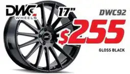 Bob Jane T-Marts DWC Wheels DWC92 17" Gloss Black offer