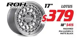 Bob Jane T-Marts ROH WHEELS LOTUS offer