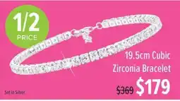 Shiels 19.5cm Cubic Zirconia Bracelet offer
