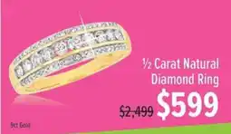 Shiels 1/2 Carat Natural Diamond Ring offer
