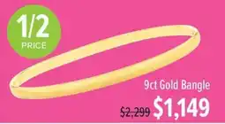 Shiels 9ct Gold Bangle offer