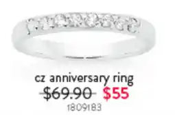 Goldmark cz anniversary ring offer