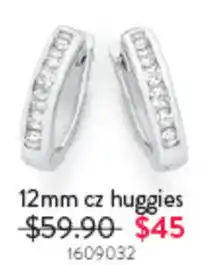 Goldmark 12mm cz huggies offer