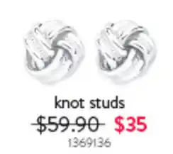 Goldmark knot studs offer