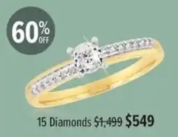 Shiels 15 Diamonds offer