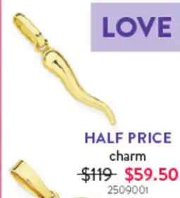 Goldmark LOVE charm offer
