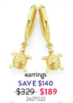 Goldmark earrings offer