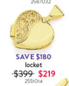 Goldmark locket offer