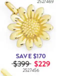 Goldmark Sunflower Charm offer