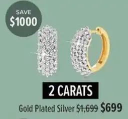 Shiels Gold Plated Silver Earrings offer