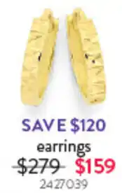 Goldmark earrings offer