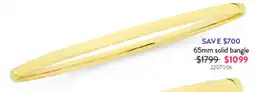 Goldmark Solid bangle offer