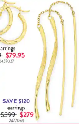Goldmark Earrings offer
