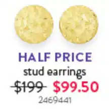 Goldmark stud earrings offer