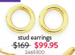 Goldmark stud earrings offer