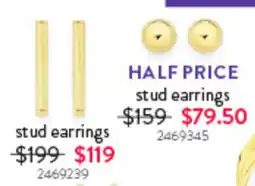 Goldmark studs earrings offer