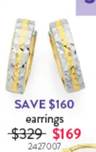 Goldmark earrings offer