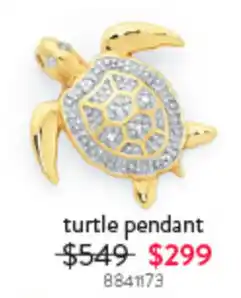 Goldmark turtle pendant offer