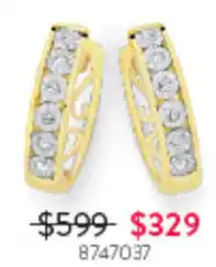 Goldmark Diamond Huggie Hoop Earrings offer