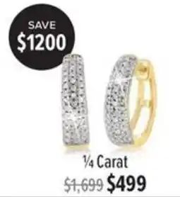 Shiels 1/4 Carat offer