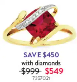 Goldmark ring with diamonds offer