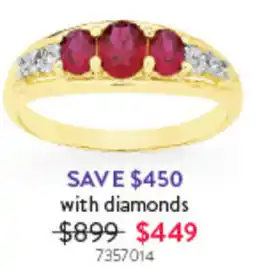 Goldmark Ring with diamonds offer