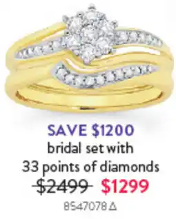 Goldmark bridal set offer