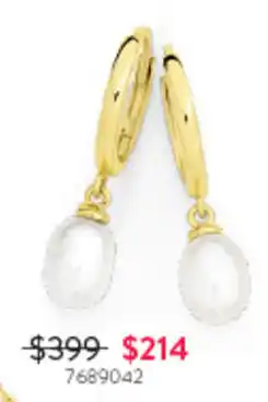 Goldmark Pearl Earrings offer