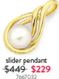 Goldmark slider pendant offer