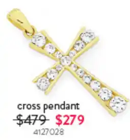 Goldmark cross pendant offer