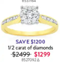 Goldmark 1/2 carat of diamonds offer