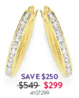 Goldmark Diamond Hoop Earrings offer