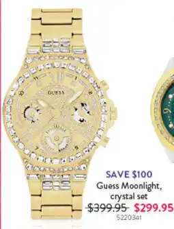 Goldmark Guess Moonlight, crystal set offer