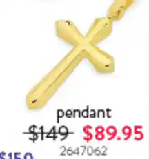 Goldmark pendant offer
