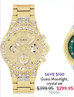 Goldmark Guess Moonlight, crystal set offer