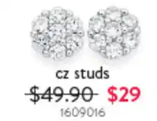 Goldmark cz studs offer