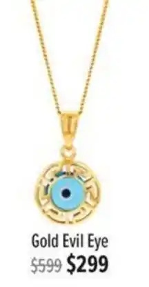 Shiels Gold Evil Eye offer