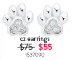 Goldmark cz earrings offer