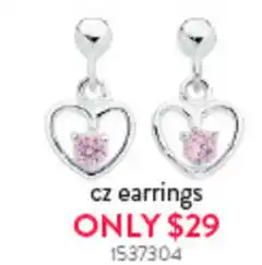 Goldmark cz earrings offer