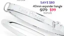 Goldmark Little Princess 40mm expander bangle offer