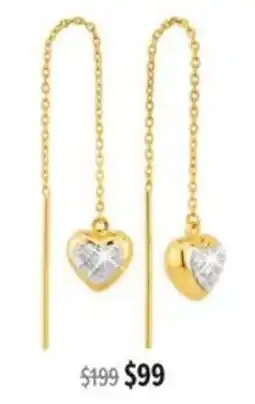 Shiels Heart earrings offer