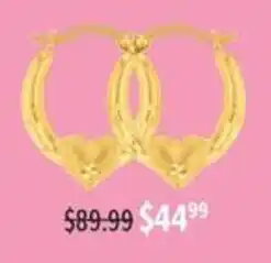 Heart Hoop Earrings