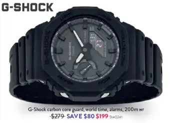 G-Shock carbon core guard