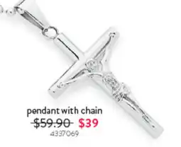 Goldmark pendant with chain offer